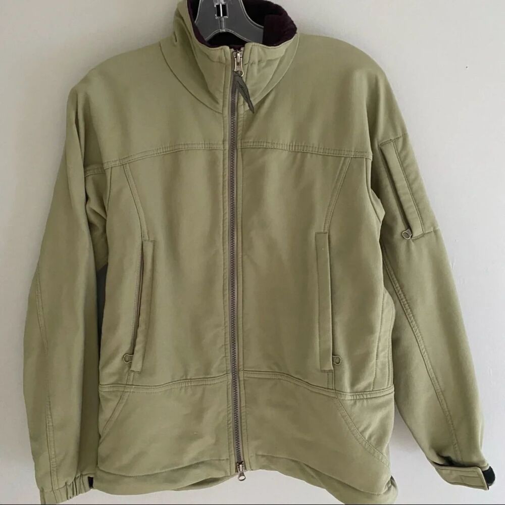 Ibex Jacket Sz 8 Tan Climawool Soft Shell Merino Wool
